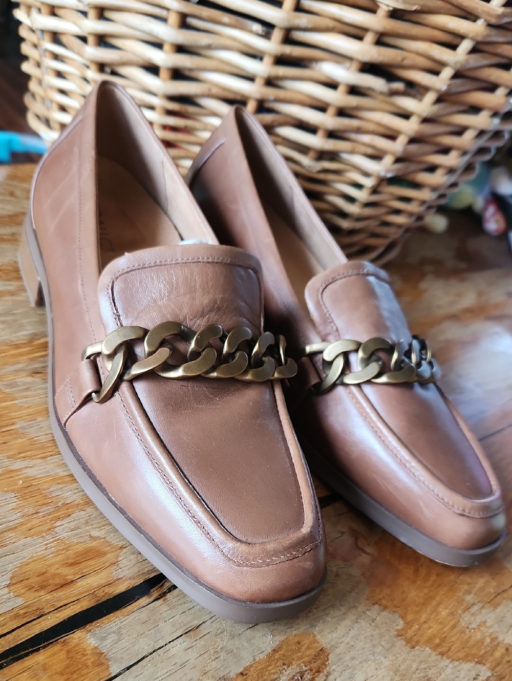 Vionic Comfort Leather Loafers sz 10